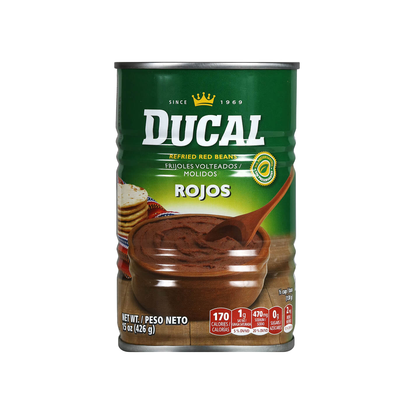 Ducal Refried Red Beans