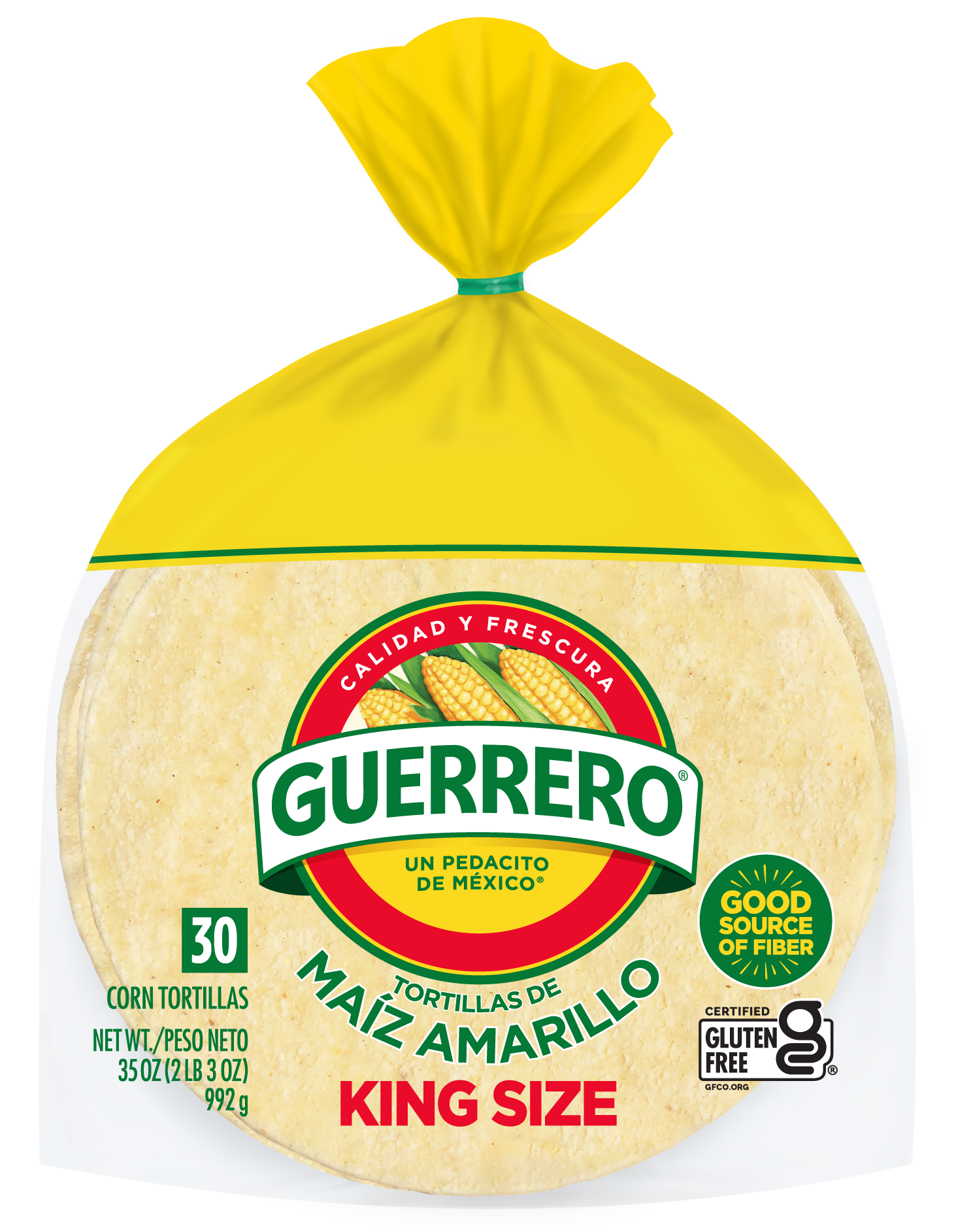 Guerrero King Size Yellow Corn Tortillas