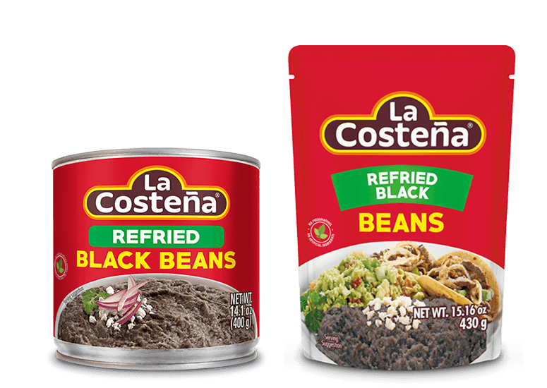 La Costeña Refried Black Beans
